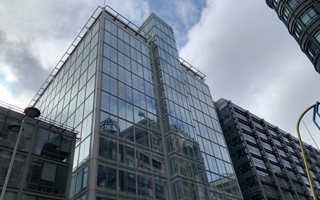 View of 280 Bishopsgate in the City