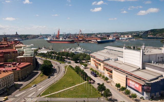 Waterfront, Water, Road