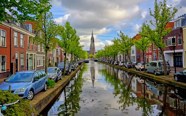 Neighborhood, Canal, Outdoors