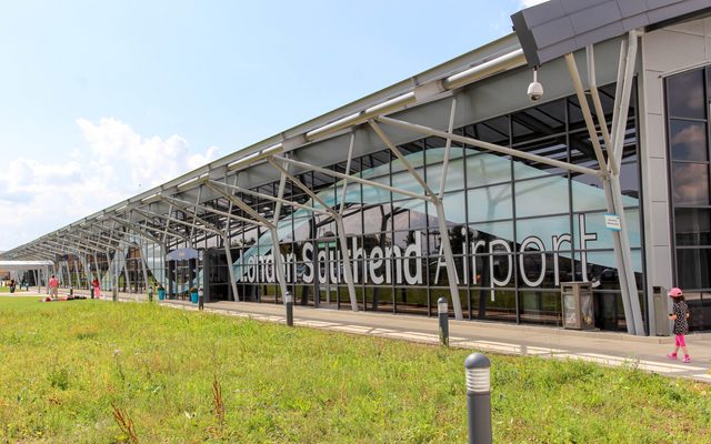 London Southend airport in Essex