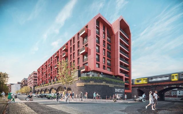 Sourced Development Group and Network Rail Love Lane Liverpool CGI