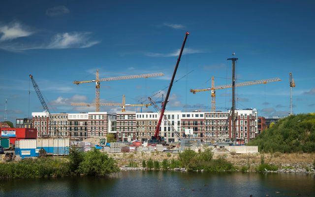 Construction, Construction Crane, Car