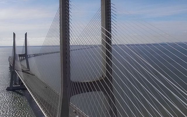 Outdoors, Bridge, Aerial View