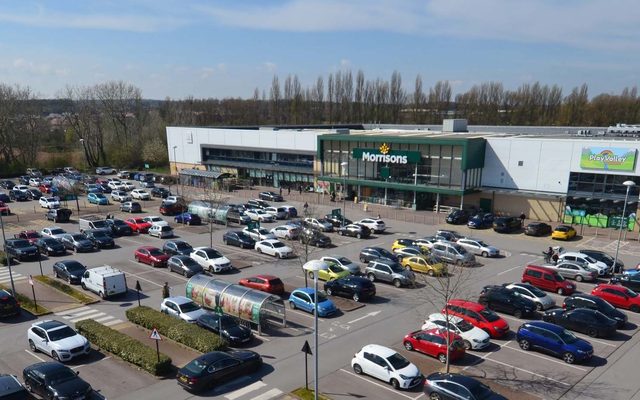 Outdoors, Aerial View, Car