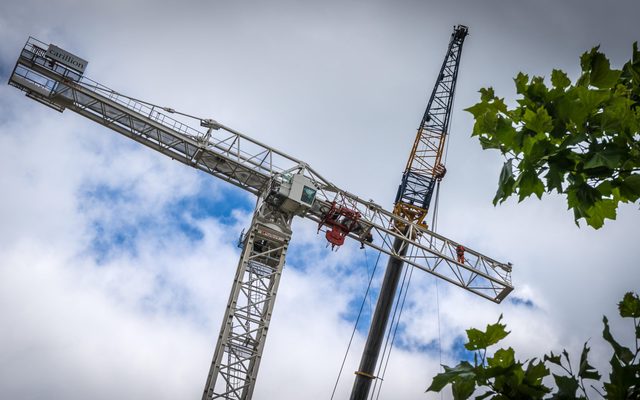 Construction, Construction Crane, Person